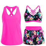 Maren | Three-Piece Tankini Bikini & Cover-Up Set