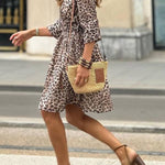 Iraida Leopard Print Dress