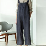 Hidden Zipper Overalls Jumpsuits