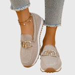 Sophie | Comfort Loafers with Gold Detail
