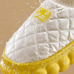 Warm Indoor Non-Slip Waterproof Soft Sole Padded Flat Shoes