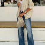 Star Kisses Sequin Zipped Long Sleeve Relaxed or Party Coat