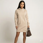 Sienna Laurent | Cozy Hoodie Dress For Women
