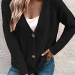 Simple Breasted Cardigan Sweater Jacket