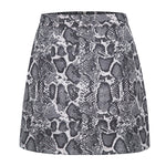High-waist zipper autumn and winter A-line solid color skirt