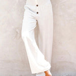 Palazzo Pants Smocked High Waist Flowy Summer Wide Leg Pants