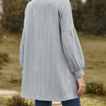 Solid Knit Soft Long Sleeve Open Front Lightweight Knit Cardigans