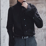 Flared Sleeve Ruffle Shirt