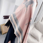 Original Warm Cartoon Print Shawl&Scarf