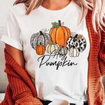 Letter Printed Round Neck Straight Fit Casual T-Shirt