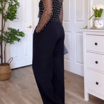 Timeless Pleated Wide-Leg Dense Silk Trousers
