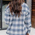 Shirt Jackets Button Down Long Sleeve Collared Shacket Coats