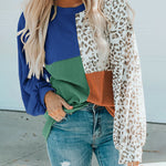 Nadorine Crewneck Doll Sleeves Rib Knit Pullover