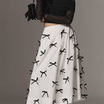 Bows Midi Skirt