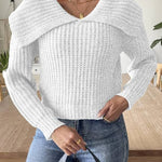 New Fashion Trend Design Lapel Sweater