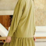 Women's Fashion Loose Button Down Shirt Dress