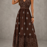 Patricia - Paisley Wrap Maxi Dress