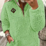 Ayla ��� Ultra-Soft High-Neck Fleece Pullover