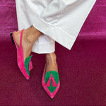 Frendessa | Fringe Ballet Flats with Ankle Strap