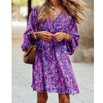 Charlotte Turner | Printed Boho Midi Dress For Women