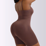 Tummy Control Bodysuit Mid Thigh Butt Lifter Body Shaper Shorts