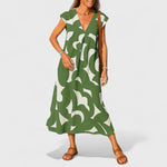 Abigail | Flowing V-Neck Dress