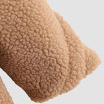 Loose Lamb-wool Coat Teddy Fur Lapel Mid-length Plush Coat