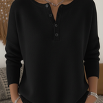 Monica™ | Women's Classic Button Knit Sweater
