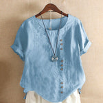 Amaya | Effortless Button Detail Summer Blouse