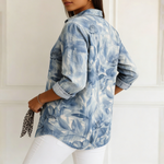 Bega | Blue floral blouse