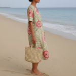Caitlyn | Leaf & Mandala Floral Dress