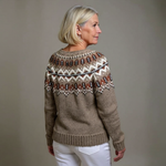 Donna | Retro Icelandic Knit Cardigan