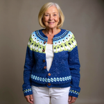 Esperanza | Retro Icelandic Knit Cardigan