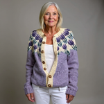Wanda | Retro Icelandic Knit Cardigan