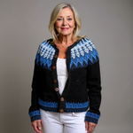 Jean | Handcrafted Vintage Icelandic Cardigan