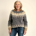 Eugenia | Retro Icelandic Knit Sweater