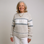 Wren | Retro Icelandic Knit Sweater