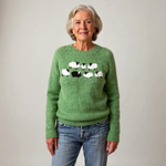 Amy | Retro Icelandic Knit Sweater