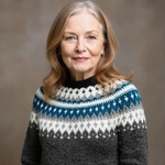 Lisa | Retro Icelandic Knit Sweater