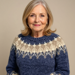 Eugenia | Retro Icelandic Knit Sweater