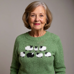 Amy | Retro Icelandic Knit Sweater