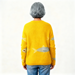 Bonnie | Sardines Art Cardigan