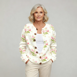 Isabel | Flower Art Cardigan