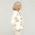 Isabel | Flower Art Cardigan