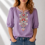 Cordelia | Artisan Embroidered Blouse