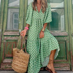 Alina | Stylish Boho Wide Sleeve Dress