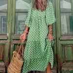 Alina | Stylish Boho Wide Sleeve Dress