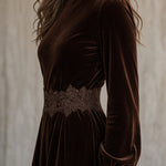 Giselle | Lace-Trimmed Maxi Dress