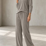 Taylor | Velvet Two-Piece Pant Set