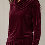 Taylor | Velvet Two-Piece Pant Set